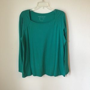 Green Long sleeved Top L